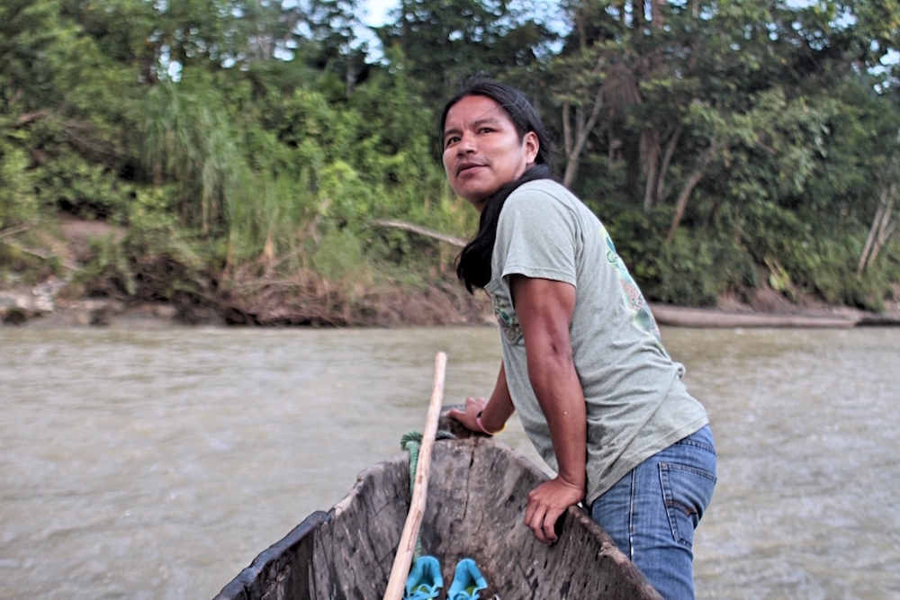 Heriberto Gualinga, Foto P. Lichterbeck (4)